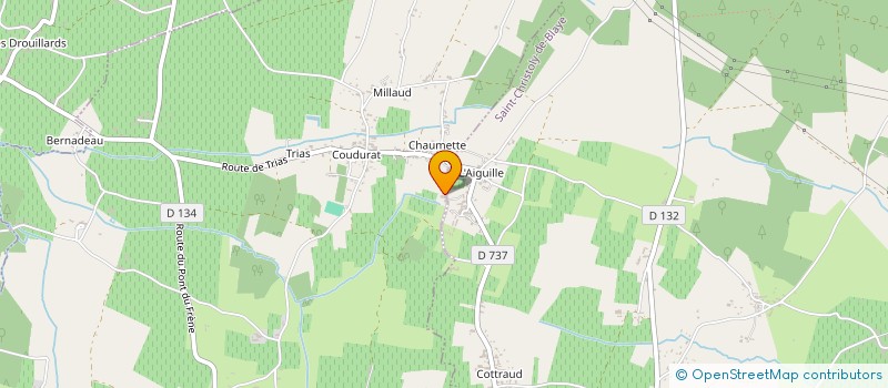 localisation de l'entreprise MADAME VERONIQUE MONTAUFIER  SAINT-GIRONS-D'AIGUEVIVES