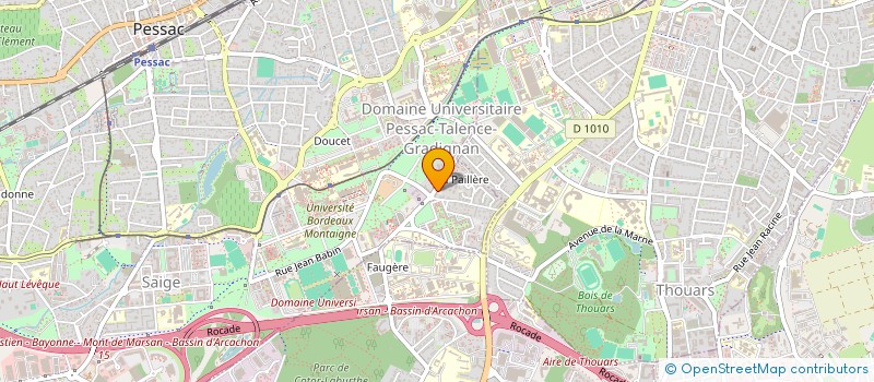 localisation de l'entreprise MADAME VERONIQUE MORDELLES à PESSAC