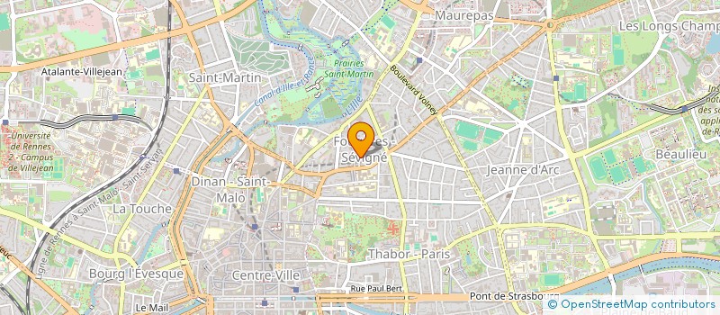 localisation de l'entreprise MADAME VERONIQUE MOREAU  RENNES