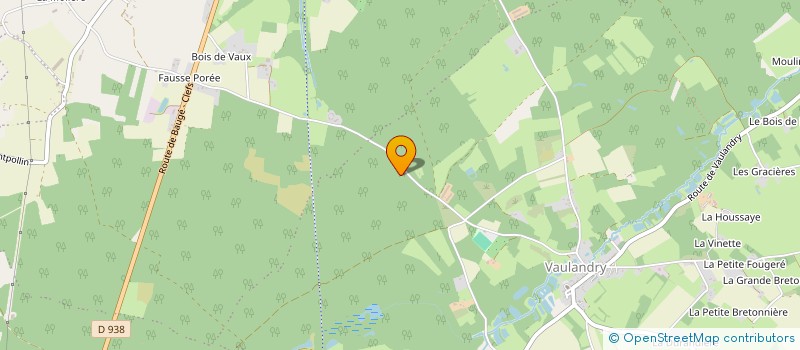 localisation de l'entreprise MADAME VERONIQUE MOREAU  BAUGE-EN-ANJOU