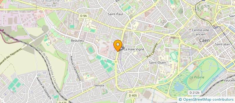 localisation de l'entreprise MADAME VERONIQUE MOREL à CAEN