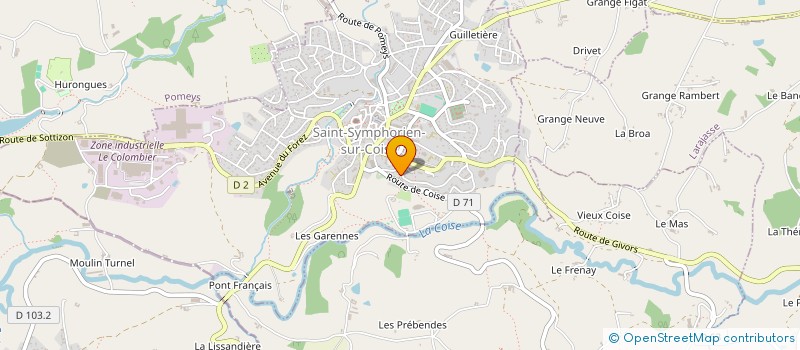 localisation de l'entreprise MADAME VERONIQUE MORETTON à LARAJASSE
