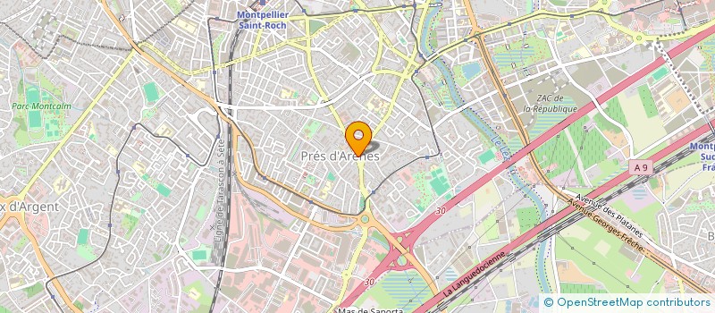 localisation de l'entreprise MADAME VERONIQUE MORICE à MONTPELLIER
