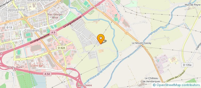 localisation de l'entreprise MADAME VERONIQUE MORIN  NIMES