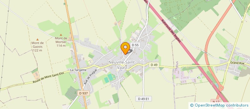 localisation de l'entreprise MADAME VERONIQUE MORRIEN  NEUVILLE-SAINT-VAAST