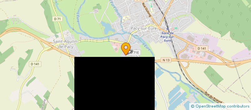 localisation de l'entreprise MADAME VERONIQUE MOUQUET  PACY-SUR-EURE