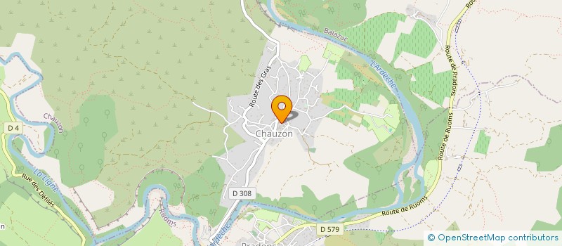 localisation de l'entreprise MADAME VERONIQUE MOURIER à BALAZUC