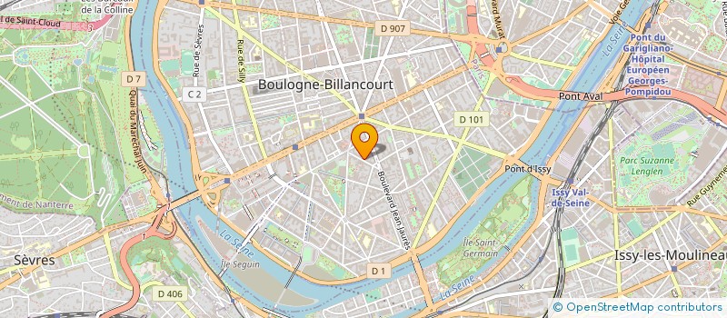 localisation de l'entreprise MADAME VERONIQUE MOURRAIN à BOULOGNE-BILLANCOURT