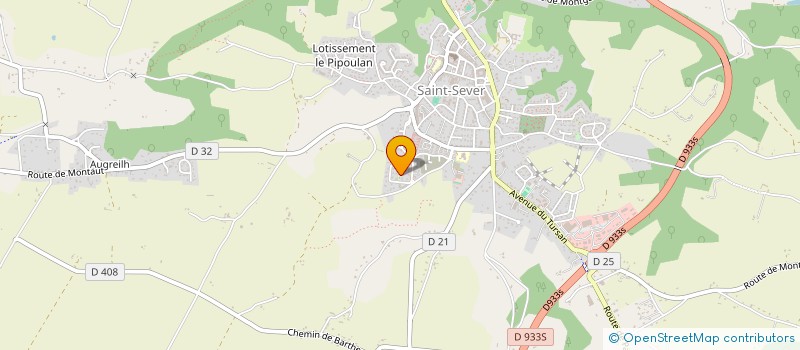 localisation de l'entreprise MADAME VERONIQUE MOY à SAINT-CASTIN