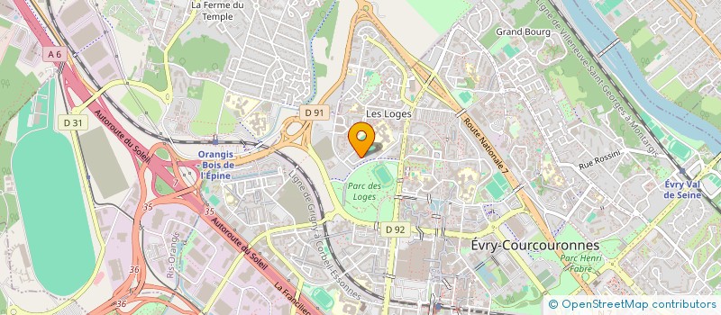 localisation de l'entreprise MADAME VERONIQUE MPEMBA  EVRY-COURCOURONNES