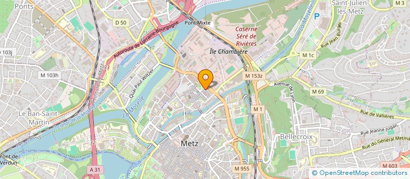 localisation de l'entreprise MADAME VERONIQUE MULLER à METZ