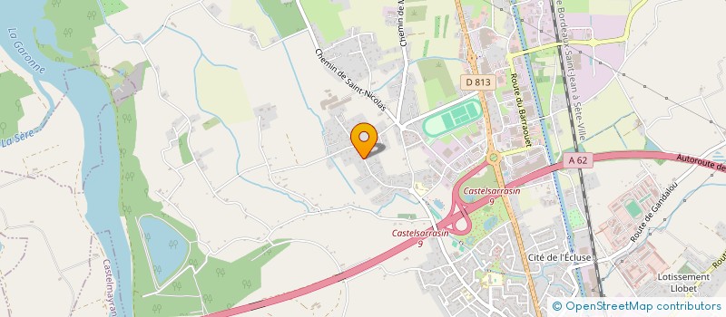 localisation de l'entreprise MADAME VERONIQUE NADAL  CASTELSARRASIN