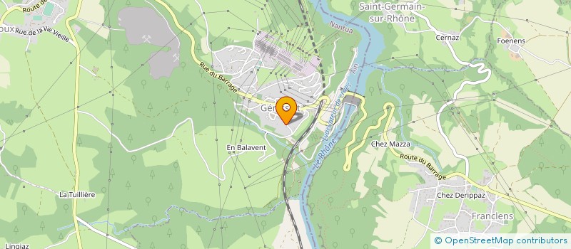 localisation de l'entreprise MADAME VERONIQUE NATHALIE NICKEL à INJOUX-GENISSIAT