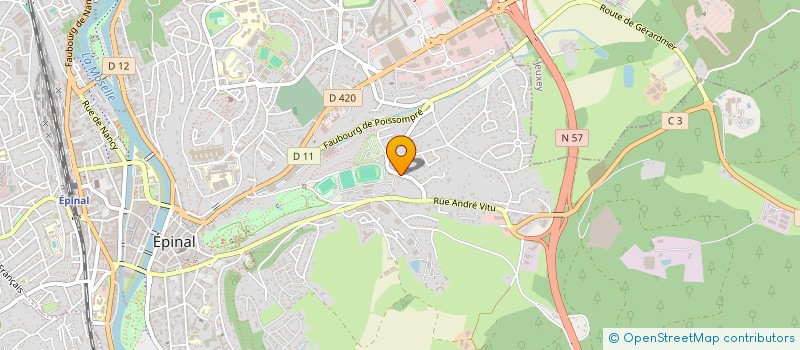 localisation de l'entreprise MADAME VERONIQUE NAVARRO  EPINAL