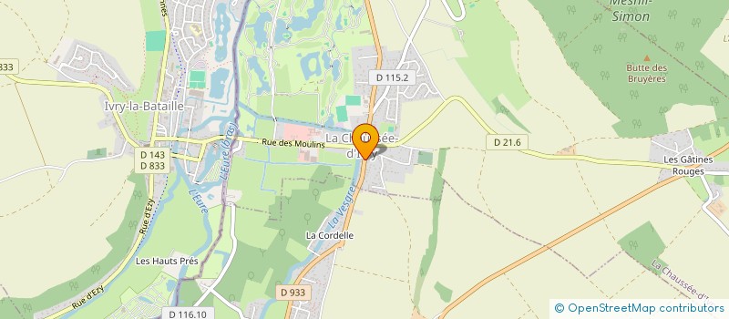 localisation de l'entreprise MADAME VERONIQUE NAVET à LA CHAUSSEE-D'IVRY