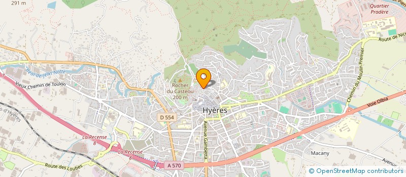 localisation de l'entreprise MADAME VERONIQUE NAZE à HYERES