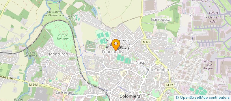 localisation de l'entreprise MADAME VERONIQUE NEDJARI à COLOMIERS