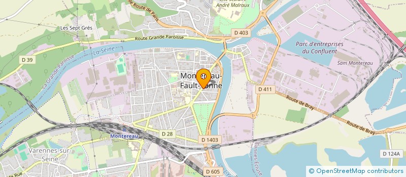 localisation de l'entreprise MADAME VERONIQUE NESNARD  MONTEREAU-FAULT-YONNE