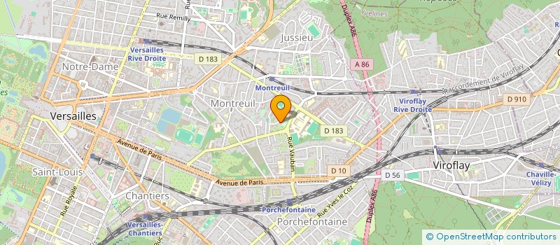 localisation de l'entreprise MADAME VERONIQUE NEUVE EGLISE à VERSAILLES