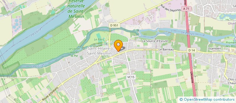 localisation de l'entreprise MADAME VERONIQUE NEVEU  SAINT-HILAIRE-SAINT-MESMIN