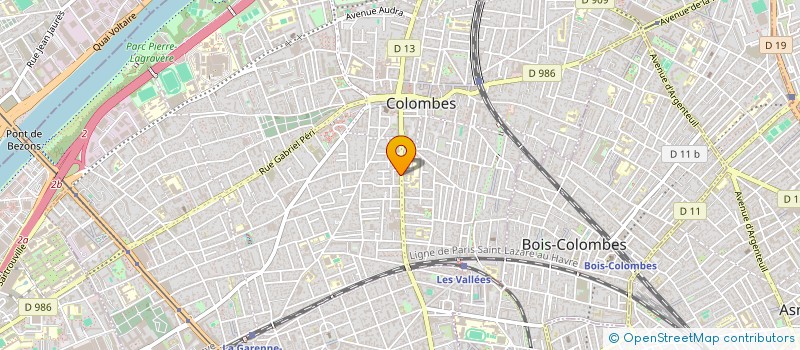 localisation de l'entreprise MADAME VERONIQUE NIANGBA SASSO à COLOMBES