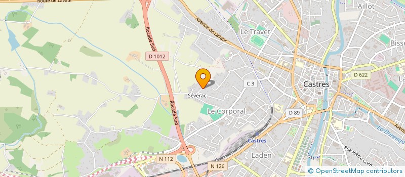 localisation de l'entreprise MADAME VERONIQUE NIEDZIELA à CASTRES