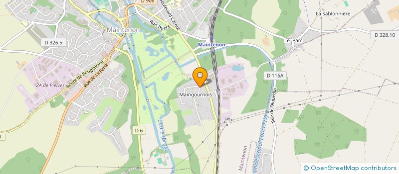 localisation de l'entreprise MADAME VERONIQUE NILLON à MAINTENON