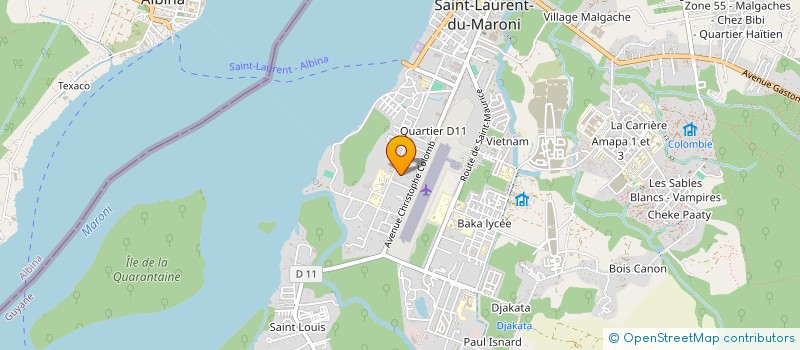 localisation de l'entreprise MADAME VERONIQUE NORCA à SAINT-LAURENT-DU-MARONI