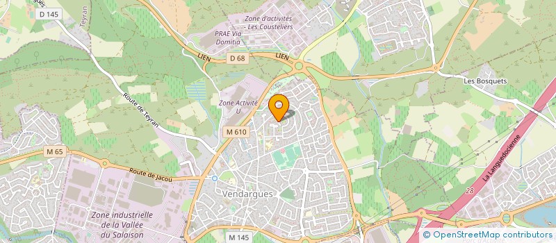 localisation de l'entreprise MADAME VERONIQUE NORMAND à VENDARGUES