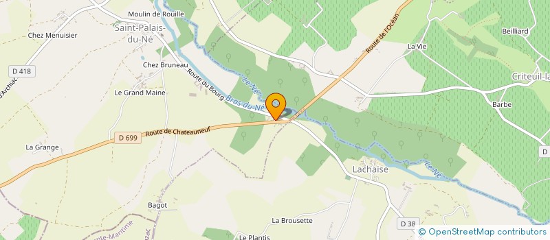 localisation de l'entreprise MADAME VERONIQUE NORMANDIN à SAINT-PALAIS-DU-NE