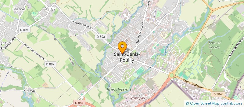 localisation de l'entreprise MADAME VERONIQUE NOTIN à SAINT-GENIS-POUILLY