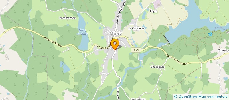 localisation de l'entreprise MADAME VERONIQUE NOUHAUD  MIALET