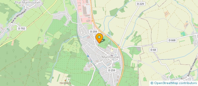 localisation de l'entreprise MADAME VERONIQUE NOUREDDINE  MARMOUTIER