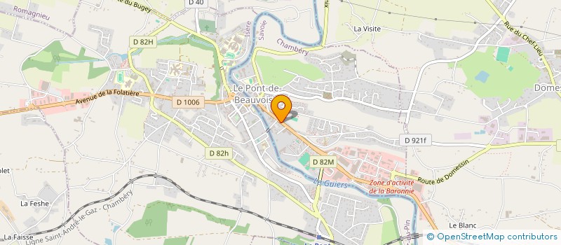 localisation de l'entreprise MADAME VERONIQUE NOWAK  LE PONT-DE-BEAUVOISIN