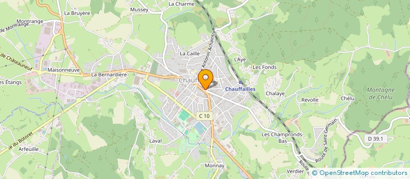 localisation de l'entreprise MADAME VERONIQUE OBRELSKI  CHAUFFAILLES