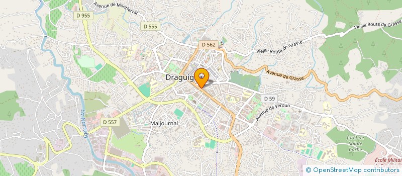 localisation de l'entreprise MADAME VERONIQUE OCCELLI à DRAGUIGNAN