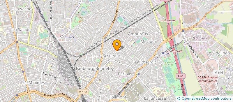 localisation de l'entreprise MADAME VERONIQUE ODINOT à TOULOUSE