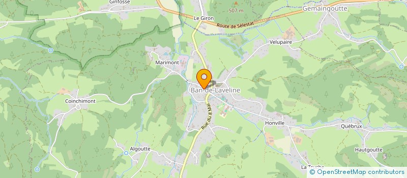 localisation de l'entreprise MADAME VERONIQUE OERTEL  BAN-DE-LAVELINE