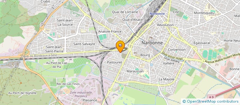 localisation de l'entreprise MADAME VERONIQUE OLIETE  NARBONNE