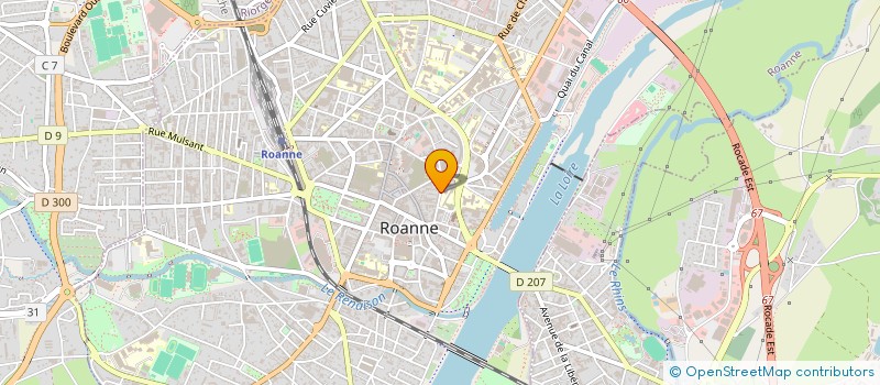 localisation de l'entreprise MADAME VERONIQUE ONIMUS  ROANNE