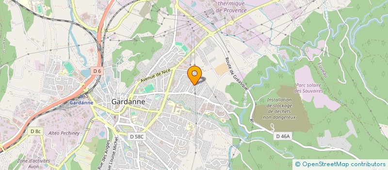 localisation de l'entreprise MADAME VERONIQUE ORCEL à GARDANNE