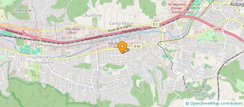 localisation de l'entreprise MADAME VERONIQUE ORTOLI  AUBAGNE