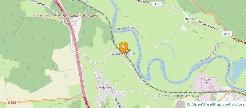 localisation de l'entreprise MADAME VERONIQUE OUDOT à NOZIERES