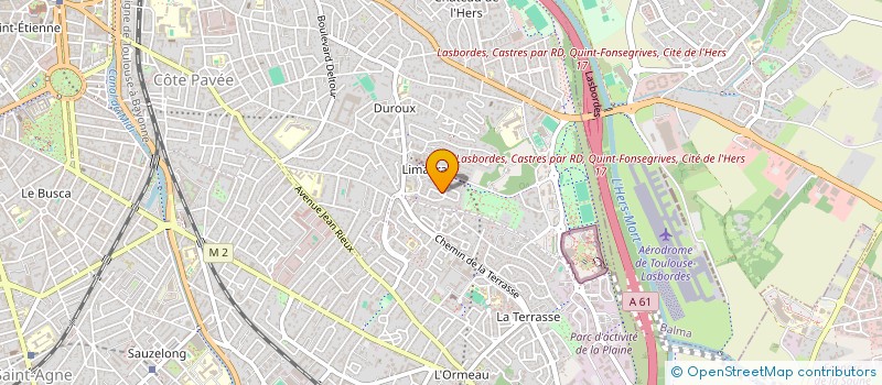 localisation de l'entreprise MADAME VERONIQUE OZENDA à TOULOUSE