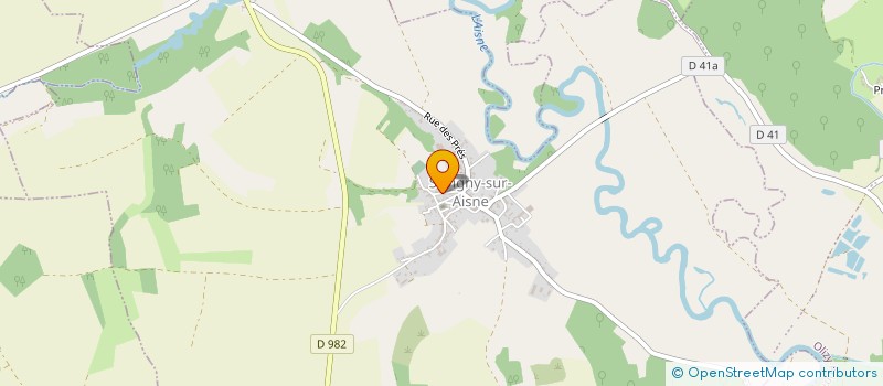 localisation de l'entreprise MADAME VERONIQUE PALACIOS  SAVIGNY-SUR-AISNE