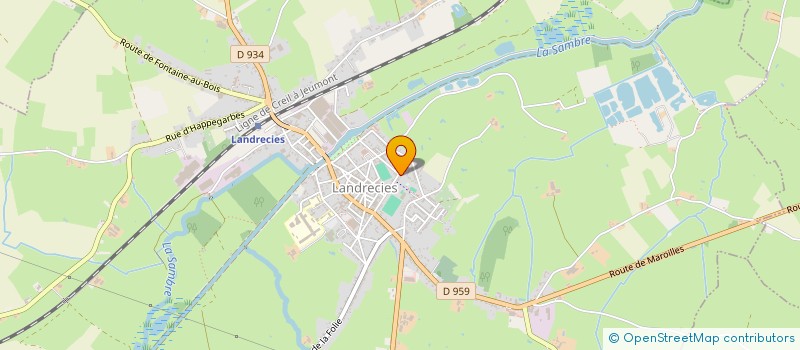 localisation de l'entreprise MADAME VERONIQUE PANTIGNIES à LANDRECIES