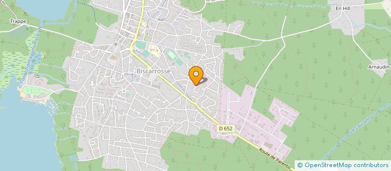 localisation de l'entreprise MADAME VERONIQUE PARENT  BISCARROSSE