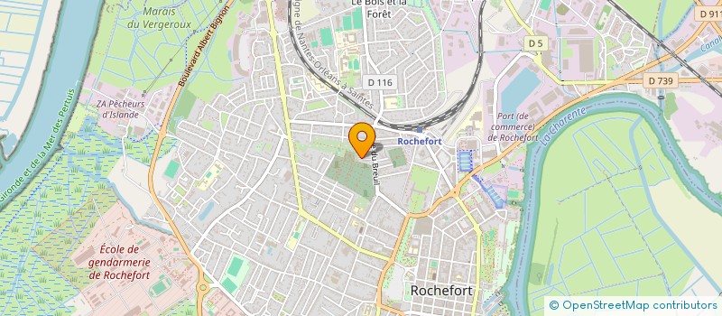 localisation de l'entreprise MADAME VERONIQUE PARENT  ROCHEFORT