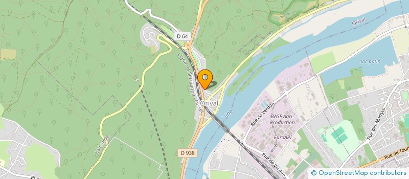 localisation de l'entreprise MADAME VERONIQUE PARIS  ORIVAL