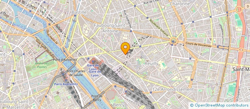 localisation de l'entreprise MADAME VERONIQUE PARISOT  PARIS